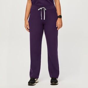 Figs Livingston Basic Scrub Pants Dark Purple Size XXS Petite